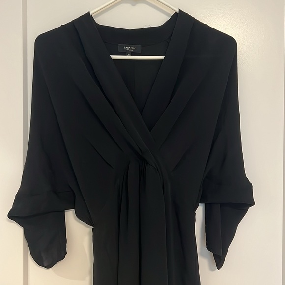 Babaton Black Silk Dress | Size XS - Picture 5 of 5